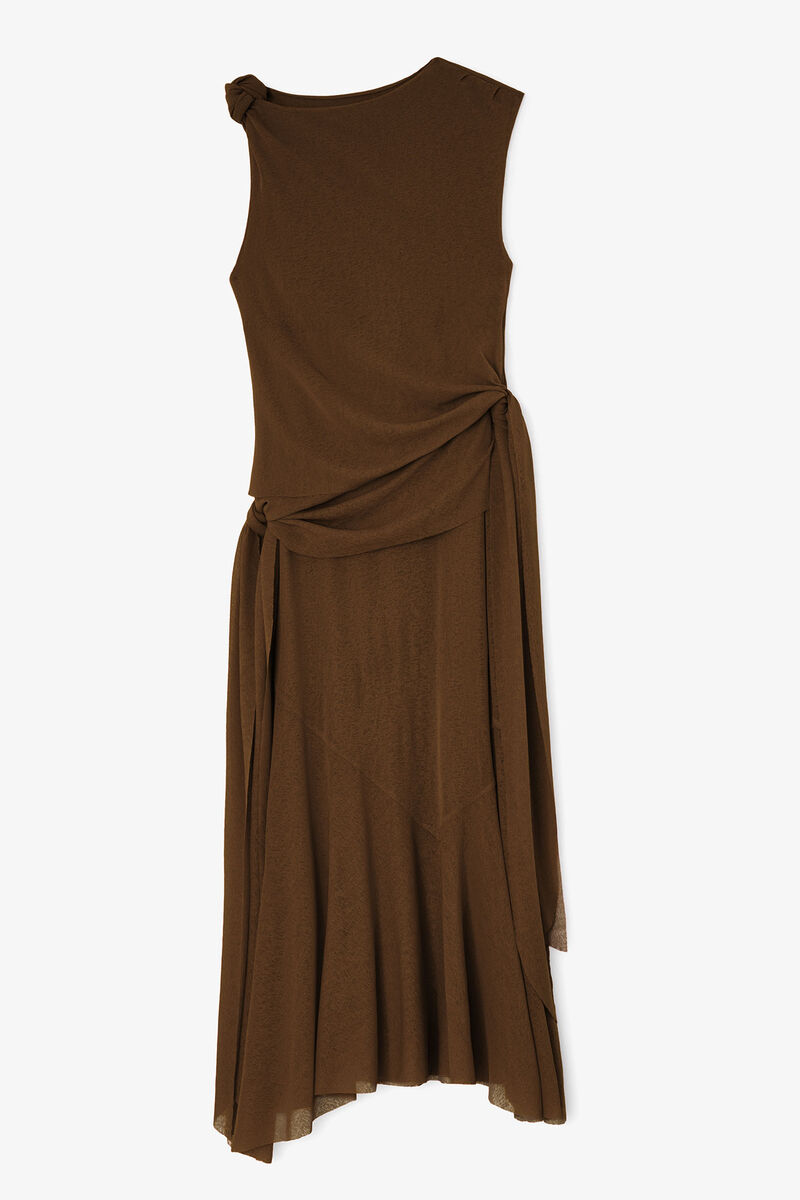 Long Dress in Marl Mesh Long Dress in Marl Mesh
