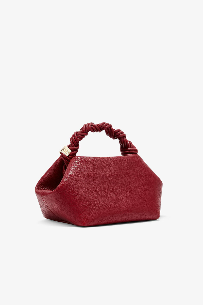 Red Grained Small Bou Bag