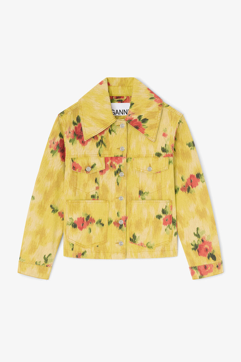 Jacket in Printed Denim Jacket in Printed Denim