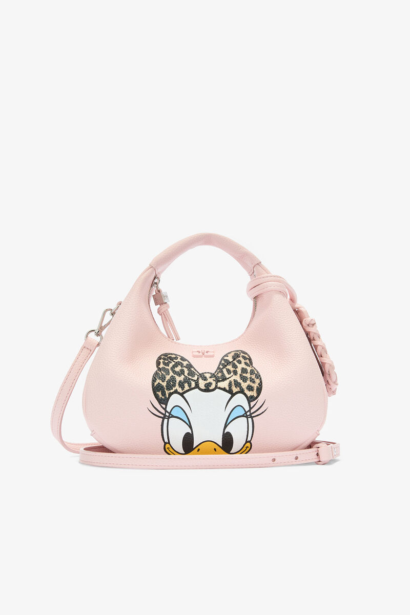 Daisy Duck Mini Hobo Bag in Pink