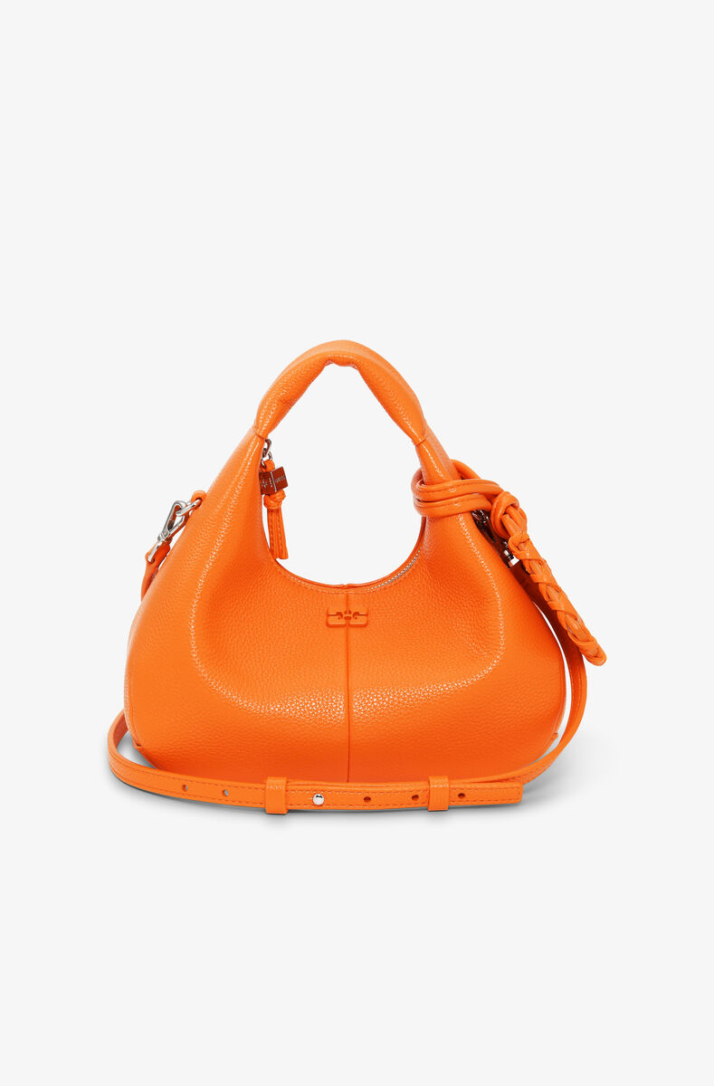 Orange Mini Hobo Bag Orange Mini Hobo Bag