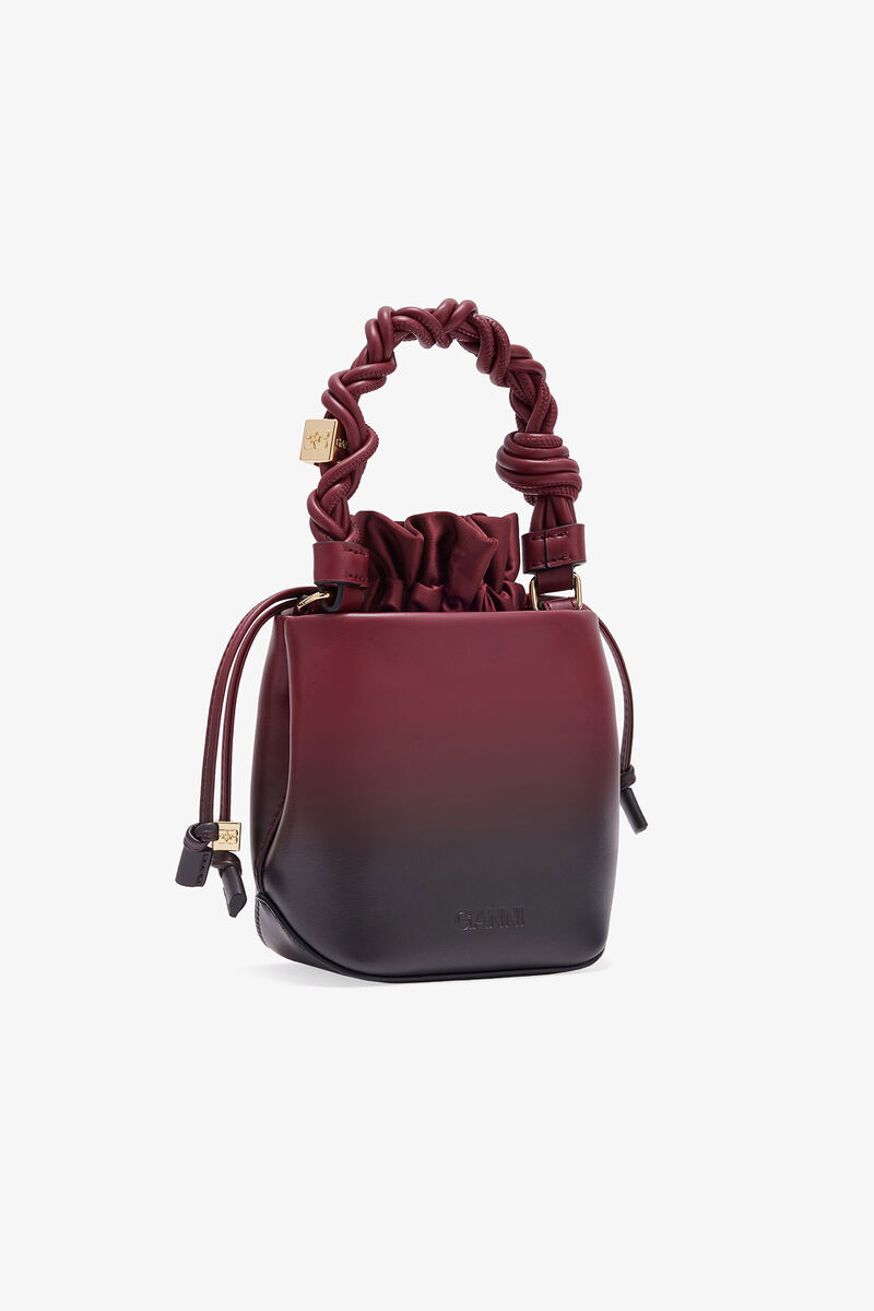 Red Gradient Mini Bou Bucket Bag