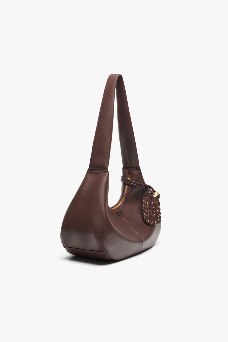 Brown Medium Hobo Bag