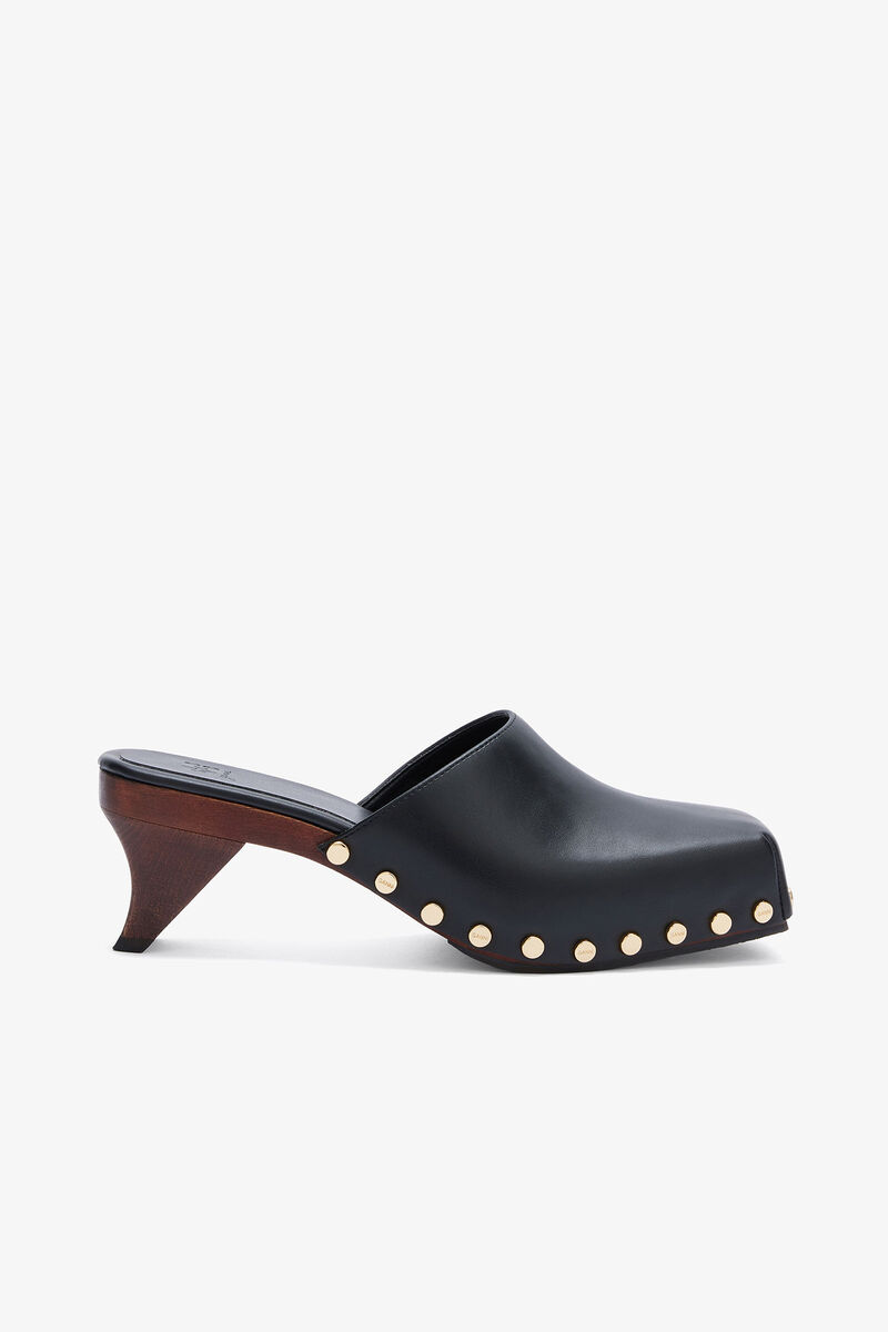 June Sabot Mule in Black June Sabot Mule in Black