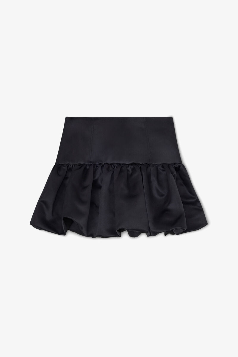 Skirt in Black Satin