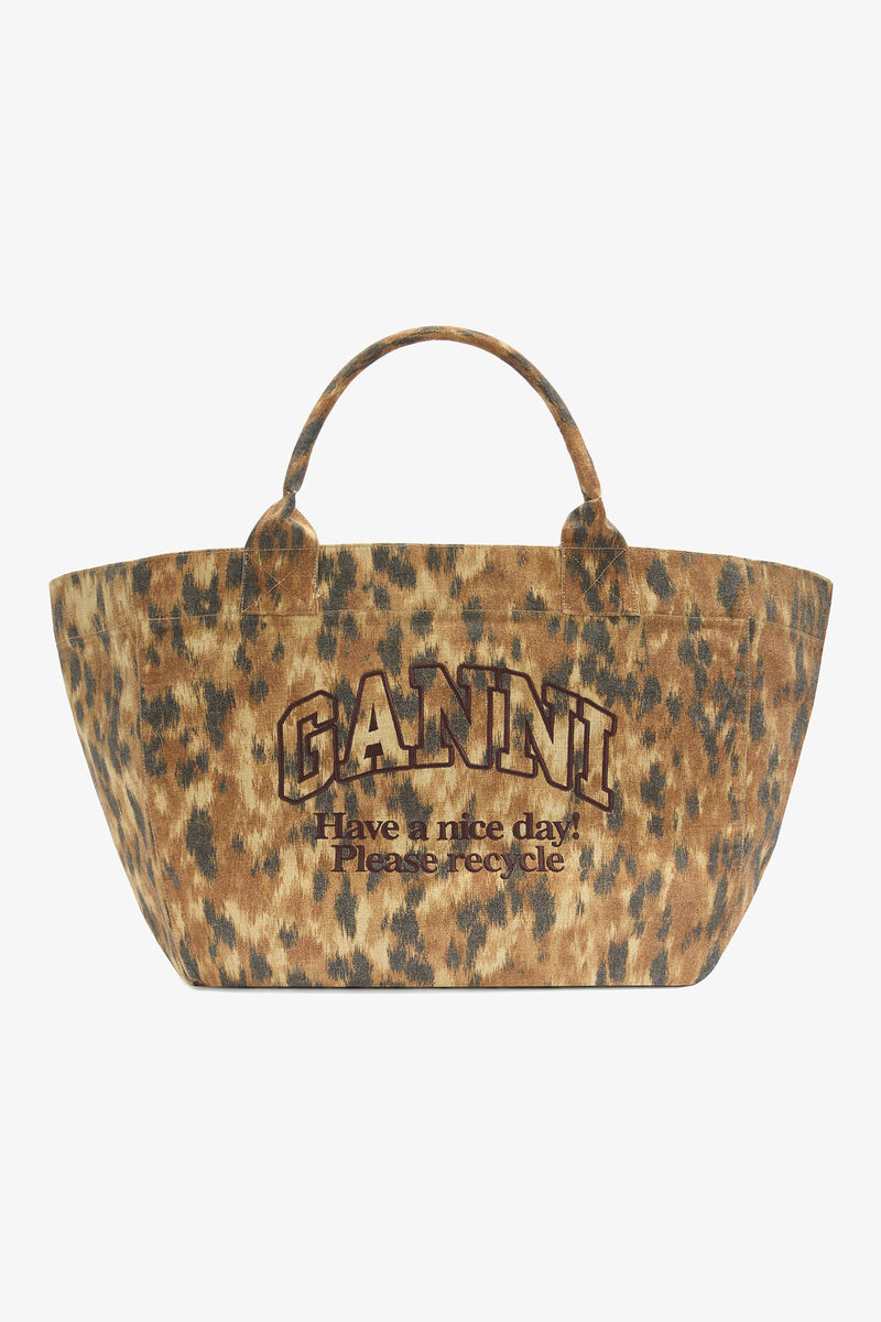 Tote XXL in Ikat Animal