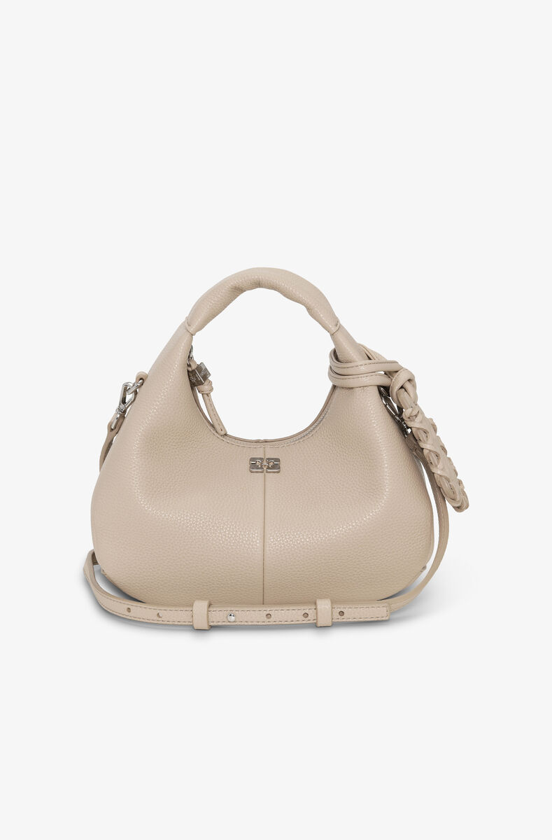Light Grey Mini Hobo Bag
