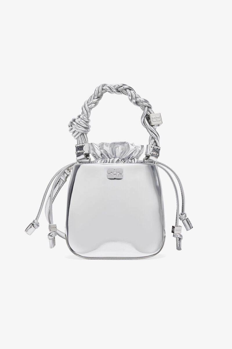 Silver Mini Bou Bucket Bag